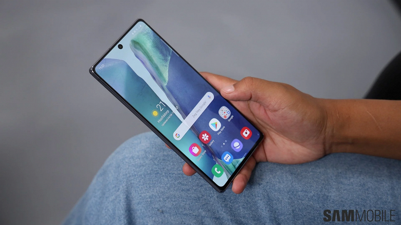 Статичные и живые обои Samsung Galaxy Note20 доступны для загрузки и установки